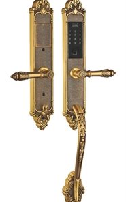 KHÓA VÂN TAY TÂN CỔ KASSLER KL-969C ( VÀNG ĐỒNG) - CHỐNG MƯA - 7 KASSLER KL-969C