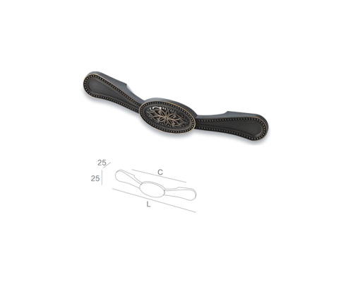 TAY NẮM CỔ ĐIỂN GARIS GE62.96 - 3