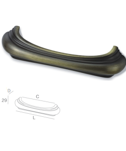 TAY NẮM CỔ ĐIỂN GARIS GE63.160 - 8 TAY NẮM CỔ ĐIỂN GARIS GE63.160 - 7