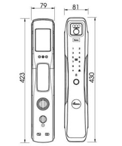KHÓA NHẬN DIỆN KHUÔN MẶT DEMAX SL918 PB