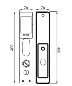 KHÓA CỬA CHUÔNG MÀN HÌNH DEMAX SL866 BN