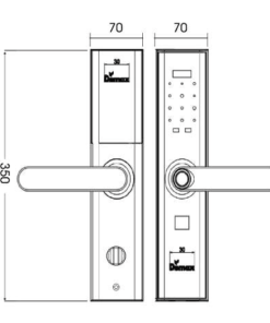 KHÓA VÂN TAY THÔNG MINH DEMAX SL638 BN