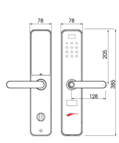 KHÓA VÂN TAY THÔNG MINH DEMAX SL630 GB