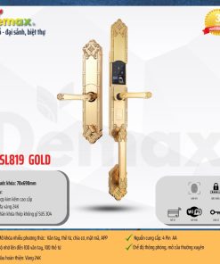 Khóa thông minh DEMAX SL819 GOLD tiêu chuẩn Đức - 25