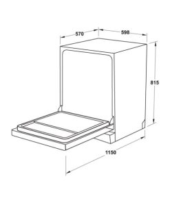 Máy rửa chén bán âm Hafele HDW-SI60AB 538.21.320 - 25