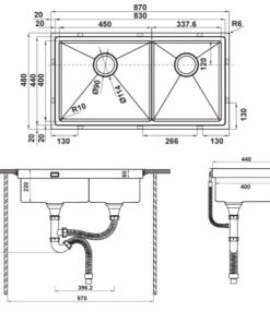 Ưu đãi trọn bộ chậu rửa chén Hafele HS21-SSN2S90 567.94.039 - 9