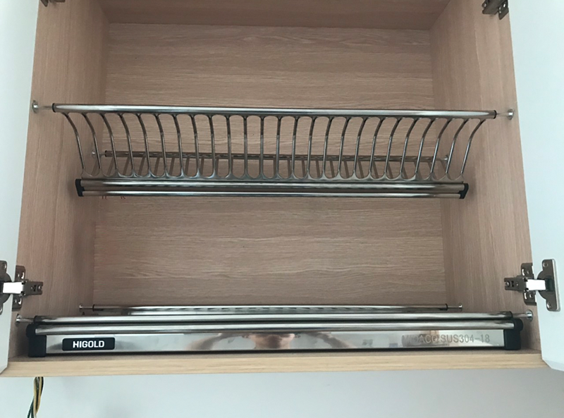 Kệ chén Higold 2 tầng âm tủ inox 304 – 401071 - 8 Kệ chén Higold 2 tầng âm tủ inox 304 – 401071