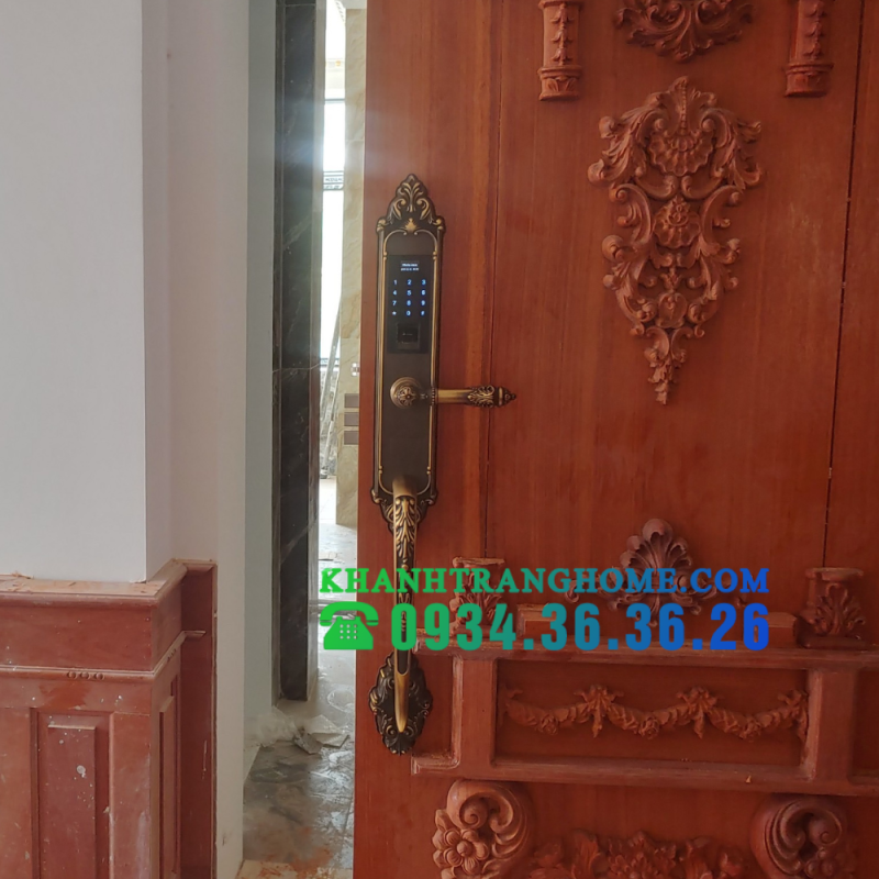 KHÓA VÂN TAY TÂN CỔ VÂN TAY KASSLER KL-969GR - CHỐNG MƯA - 13 KHÓA VÂN TAY TÂN CỔ KASSLER KL-959C