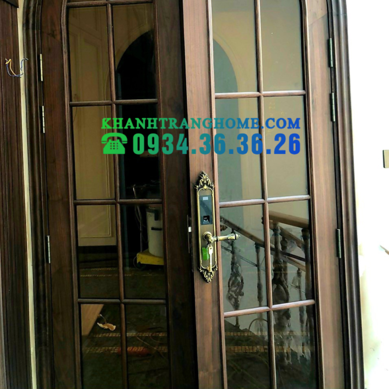 KHÓA VÂN TAY ĐẠI SẢNH KASSLER KL-959GR ( VÀNG ĐEN) - CHỐNG MƯA - 18 Kassler KL-959 GR