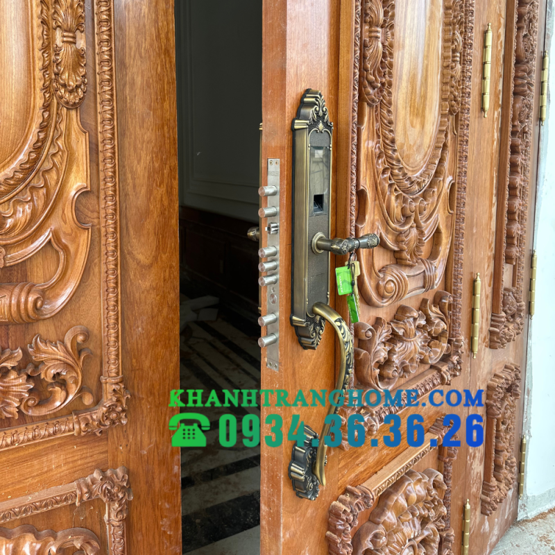 KHÓA VÂN TAY TÂN CỔ VÂN TAY KASSLER KL-969GR - CHỐNG MƯA - 19 KHÓA VÂN TAY TÂN CỔ KASSLER KL-959C