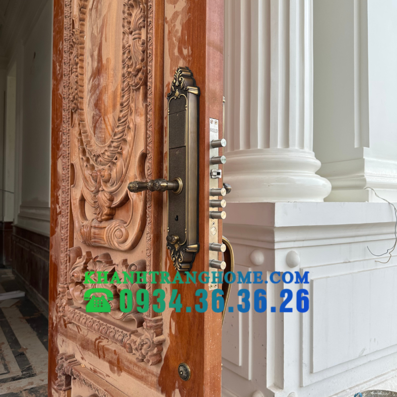 KHÓA VÂN TAY TÂN CỔ VÂN TAY KASSLER KL-969GR - CHỐNG MƯA - 18 KHÓA VÂN TAY TÂN CỔ KASSLER KL-959C