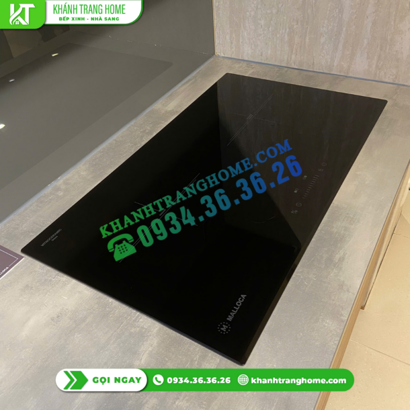 BẾP KÍNH ÂM MALLOCA 1 ĐIỆN VÀ 1 TỪ MH-732 IRN