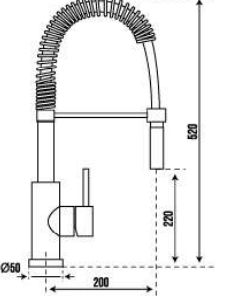 VÒI RỬA CARYSIL I-2388 - 6 CARYSIL I-2388