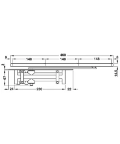 Thiết Bị Đóng Cửa Tự Động 60Kg DCL31 Hafele 931.84.019