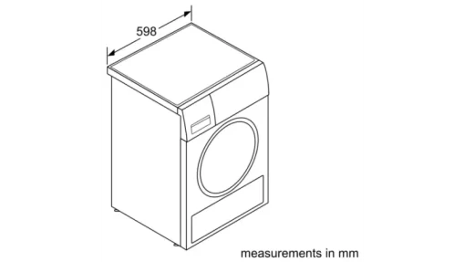 MÁY SẤY BOSCH SERIE 8 WTX87MH0SG HEATPUMP 9KG - 3