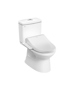 Bàn cầu kết hợp nắp rửa điện tử Inax C-504A+CW-H17VN