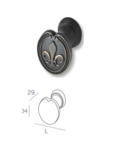 TAY NẮM CỔ ĐIỂN GARIS GE60.0 - 7