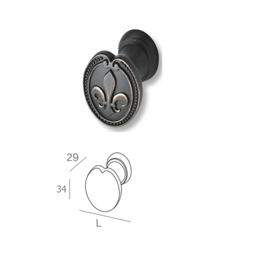 TAY NẮM CỔ ĐIỂN GARIS GE60.0 - 3