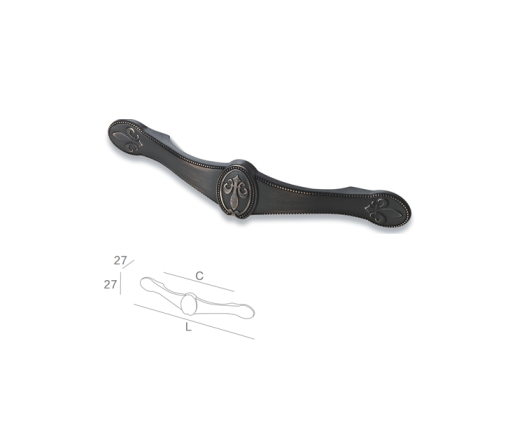 TAY NẮM CỔ ĐIỂN GARIS GE60.96 - 3