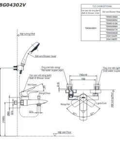 Bộ trộn nóng lạnh TOTO TBG04302V - 6 Bộ trộn nóng lạnh TOTO TBG04302V - 5