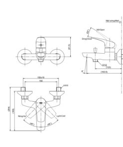 Bộ trộn nóng lạnh TOTO TVSM107CRR - 5
