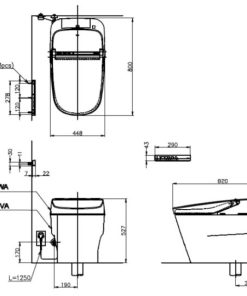 Bồn cầu điên tử TOTO NEOREST CW992VA/TCF992WA/T53P100R - 8