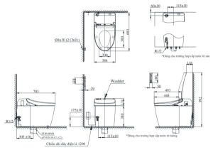 Bồn cầu điện tử TOTO NEOREST CS988VT/TCF9575Z/T53P100VR - 5