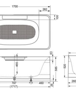 Bồn tắm nhựa FRB TOTO PJY1704HPWE#MW(#GW) - 5
