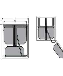Tủ kho 4,6 tầng nan dẹt cánh mở Grob - 10 Tủ kho 4,6 tầng nan dẹt cánh mở Grob - 9