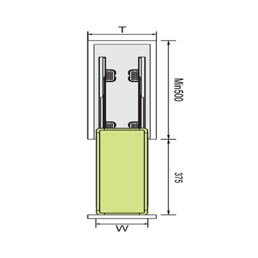KỆ ĐỰNG DAO THỚT INOX HỘP Grob - 7