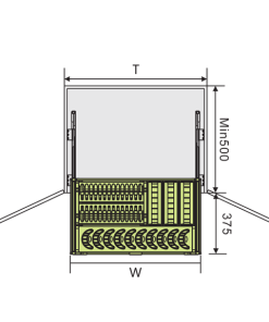 KỆ ĐỰNG BÁT ĐĨA ĐA NĂNG INOX HỘP (LẮP GẮN CÁNH) Grob - 13