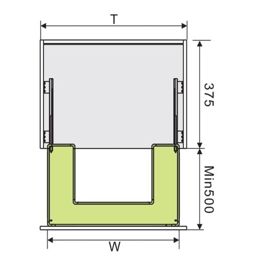 Kệ đựng chất tẩy rửa dạng chữ U Grob - 7