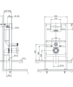 Bồn cầu treo tường TOTO CW192K/WH037D/MB006DCM - 7 Bồn cầu treo tường TOTO CW192K/WH037D/MB006DCM - 6