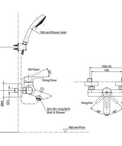 Sen tắm nóng lạnh TOTO TBS01302V/DGH104ZR - 5