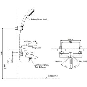 Sen tắm nóng lạnh TOTO TBS01302V/DGH104ZR - 5