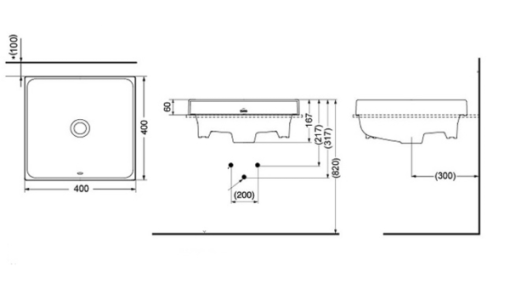 Chậu rửa lavabo đặt bàn TOTO LW1714B - 3