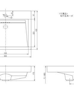 Chậu rửa lavabo đặt bàn TOTO LS911CR - 6 Chậu rửa lavabo đặt bàn TOTO LS911CR - 5
