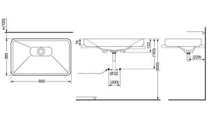 Chậu rửa lavabo đặt bàn TOTO LW171YB - 5