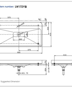 Chậu rửa lavabo đặt bàn TOTO LW172YB - 6