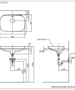 Chậu rửa lavabo đặt bàn TOTO NEOREST LW3716HY - 6