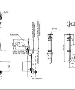 Vòi cảm ứng nhiệt độ TOTO TENA51AW/T7PW1 - 6 Vòi cảm ứng nhiệt độ TOTO TENA51AW/T7PW1 - 5