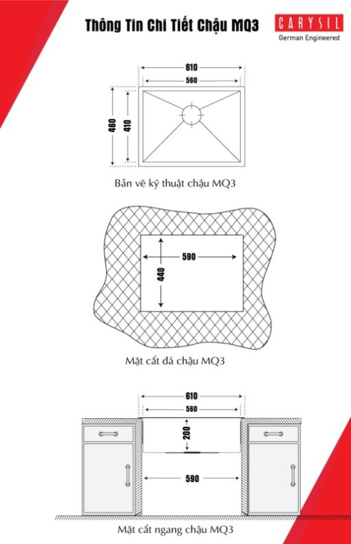 CARYSIL INOX IA-MQ3