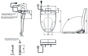 Nắp rửa điện tử TOTO TCF4911EZ - 5