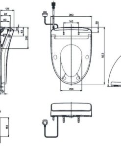 Nắp rửa điện tử TOTO TCF4911Z - 7 Nắp rửa điện tử TOTO TCF4911Z - 6