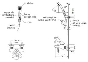 SEN TẮM TOTO DM343/DB200CAFV1 - 5