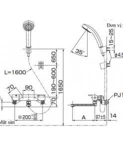 Sen tắm nhiệt độ TOTO TMGG40SE3 - 5