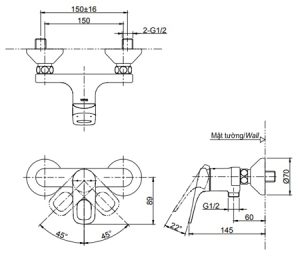 Sen tắm nóng lạnh TOTO TTMR303 - 5