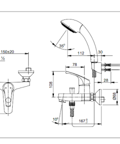 Sen tắm TOTO TX432SD - 5