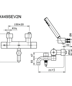Sen tắm nhiệt độ TOTO TX449SEV2N - 5