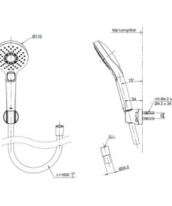 Tay sen massage 3 chế độ TOTO TBW01010A - 5